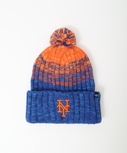 '47(フォーティーセブン)の「MLB公認 ’47BRAND ポンポン ニットキャップ(ニットキャップ/ビーニー・レディース・ブラック/ネイビー系/ダークグリーン/ブラック系/ネイビー/ロイヤルブルー・FREE)」の10枚目の写真