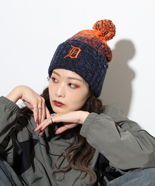 '47(フォーティーセブン)の「MLB公認 ’47BRAND ポンポン ニットキャップ(ニットキャップ/ビーニー・レディース・ブラック/ネイビー系/ダークグリーン/ブラック系/ネイビー/ロイヤルブルー・FREE)」の22枚目の写真