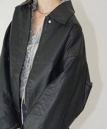 chuclla（チュクラ）の「ショートブルゾンジャケット chw25a087（ライダースジャケット）」