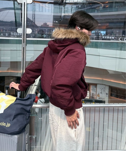 3wayフェイクファーフードMA1（MA-1）｜sedacle（セダクル）の