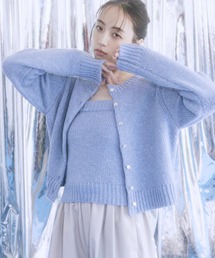 earth music&ecology | SET２点フラワースパンコールカーデ＋ビスチェ(カーディガン/ボレロ)