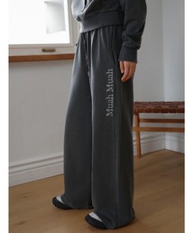 A'GEM/9 × .kom 『muah muah/ムーアムーア』 PIGMENT WASHING TRAINING PANTS(セットアップ対応)/ピグメント ウォッシングパンツ