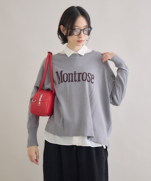 Paradise Picnic(パラダイスピクニック)の「cloche 前後2WAYニット(ニット/セーター・レディース・ブラック/チャコールグレー/キャメル・FREE)」の6枚目の写真