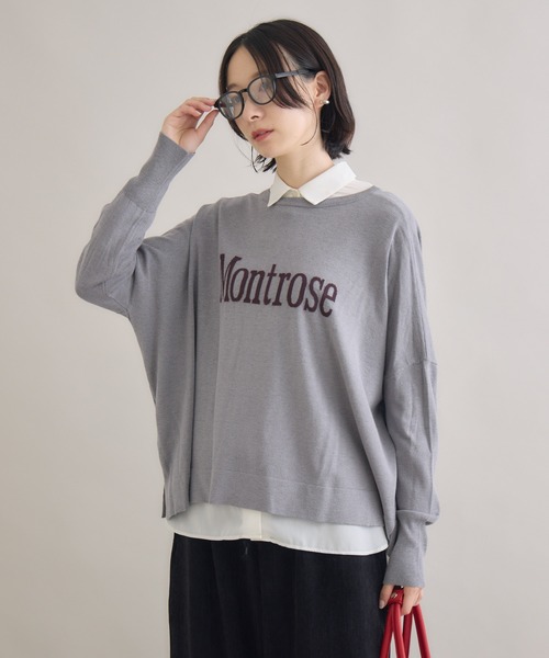 Paradise Picnic(パラダイスピクニック)の「cloche 前後2WAYニット(ニット/セーター・レディース・ブラック/チャコールグレー/キャメル・FREE)」の11枚目の写真