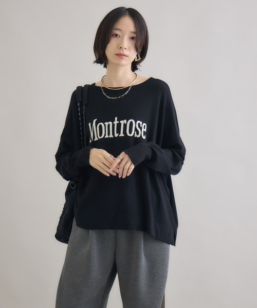 Paradise Picnic(パラダイスピクニック)の「cloche 前後2WAYニット(ニット/セーター・レディース・ブラック/チャコールグレー/キャメル・FREE)」の15枚目の写真