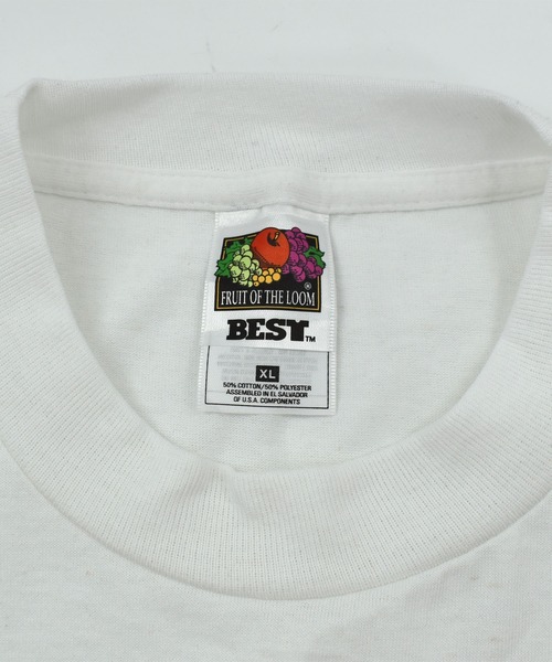 SUPERMAN（スーパーマン）の「【USED】90’s デッドストック Fruit of the Loom “SUPER MAN” ロゴ Tシャツ（Tシャツ/カットソー・メンズ・ホワイト・X-LARGE）」の4枚目の写真