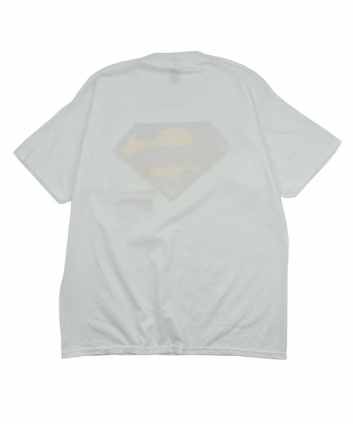 SUPERMAN（スーパーマン）の「【USED】90’s デッドストック Fruit of the Loom “SUPER MAN” ロゴ Tシャツ（Tシャツ/カットソー・メンズ・ホワイト・X-LARGE）」の8枚目の写真