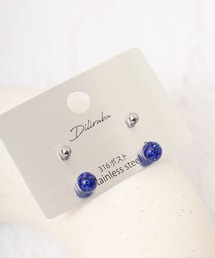 Diliraba（ディリラバ）の「Diliraba 4点セット ストーン ピアス 金属アレルギー対応 ステンレス ユニセックス 男女兼用（ピアス（両耳用））」