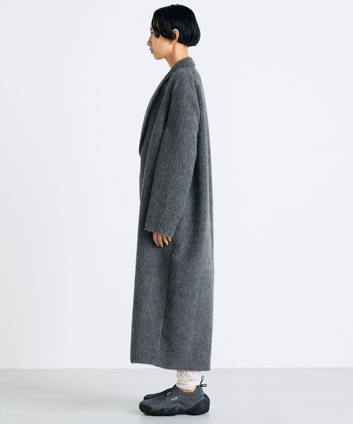 自由区 アルパカシャギーチェスターコート 自由区 【亜希さん表紙着用】アルパカシャギー チェスターコート（検索