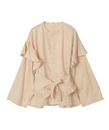 CURRENTAGE（カレンテージ）の「【CURRENTAGE/カレンテージ】Ruffle Ox Blouse（シャツ/ブラウス）」
