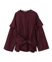 CURRENTAGE（カレンテージ）の「【CURRENTAGE/カレンテージ】Ruffle Ox Blouse（シャツ/ブラウス）」