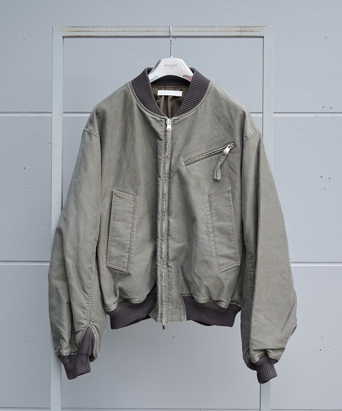 OUAT 007 BOMBER JACKET NAVY サイズ2 短丈 BOMBER JACKET（ブルゾン）｜OUAT（オーユーエーティー）の