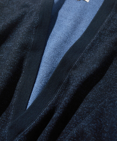 CAHLUMN/カウラム Merino Wool＋Cotton Loop Back V-neck Sweatshirt