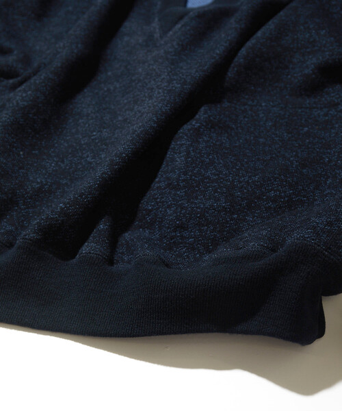 CAHLUMN/カウラム Merino Wool＋Cotton Loop Back V-neck Sweatshirt