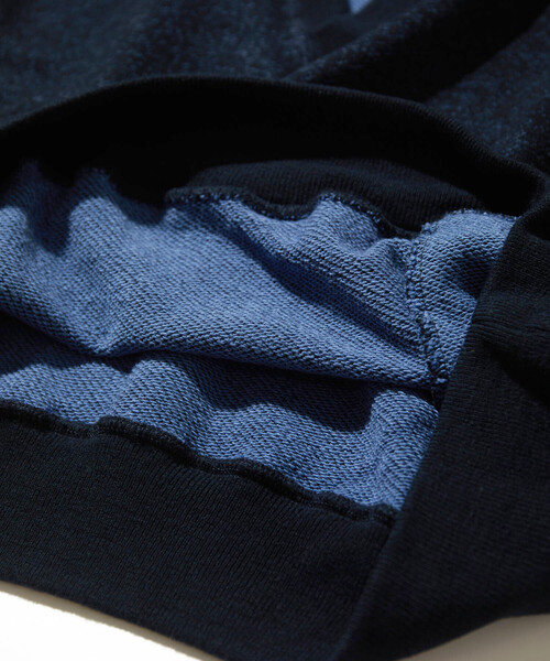 CAHLUMN/カウラム Merino Wool＋Cotton Loop Back V-neck Sweatshirt