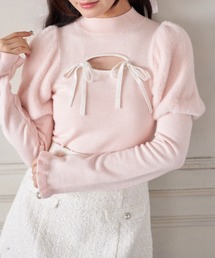 ニット/セーター（ピンク/桃色系・リボン）ファッション通販 - ZOZOTOWN