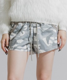Chick（チック）の「Duck-print shorts / カモ柄 ショートパンツ（スウェットパンツ）」