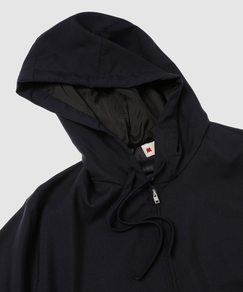 MARNI(マルニ)の「TROPICAL WOOL / フード付きシャツ(パーカー・メンズ・オリーブ/ダークネイビー・48(L))」の10枚目の写真