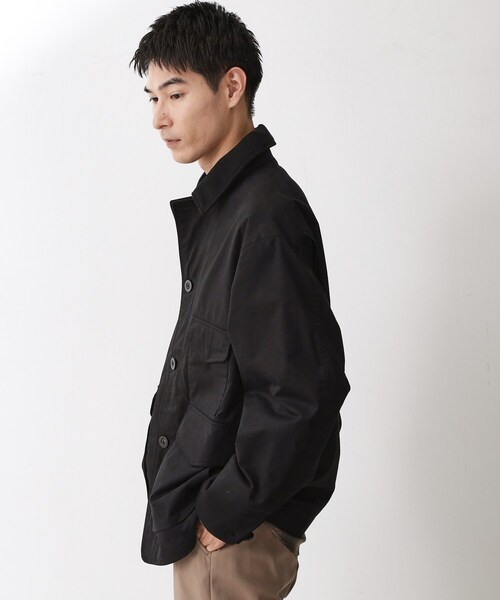 THE SHOP TK （ザ ショップ ティーケー ）の「デッキブルゾン 【手洗い可/リラックスシルエット】（ブルゾン・メンズ・グレー/ブラック・02/03/04）」の18枚目の写真