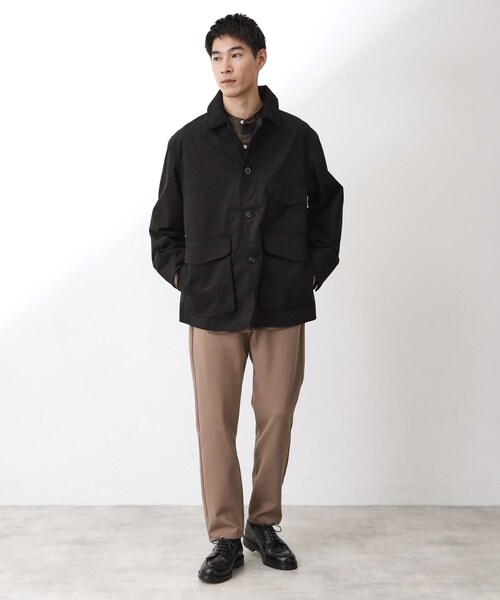 THE SHOP TK （ザ ショップ ティーケー ）の「デッキブルゾン 【手洗い可/リラックスシルエット】（ブルゾン・メンズ・グレー/ブラック・02/03/04）」の20枚目の写真