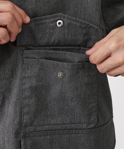 THE SHOP TK （ザ ショップ ティーケー ）の「デッキブルゾン 【手洗い可/リラックスシルエット】（ブルゾン・メンズ・グレー/ブラック・02/03/04）」の7枚目の写真