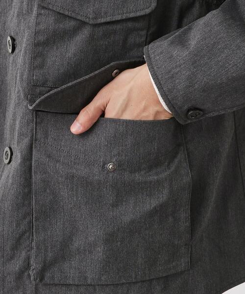 THE SHOP TK （ザ ショップ ティーケー ）の「デッキブルゾン 【手洗い可/リラックスシルエット】（ブルゾン・メンズ・グレー/ブラック・02/03/04）」の8枚目の写真