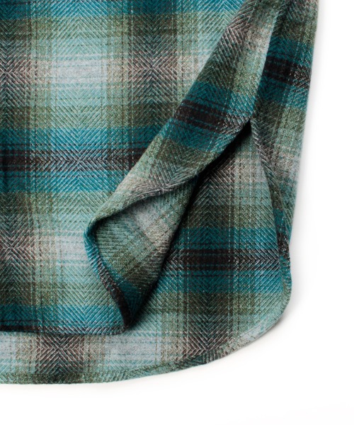 Universal Style Wear（ユニバーサルスタイルウェア）の「Universal Style Wear プレイドシャツ（シャツ/ブラウス・メンズ・グリーン系/サックスブルー系/ブラウン系その他/イエロー系・MEDIUM/LARGE/X-LARGE）」の18枚目の写真