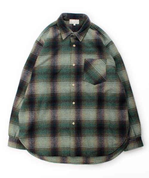 Universal Style Wear（ユニバーサルスタイルウェア）の「Universal Style Wear プレイドシャツ（シャツ/ブラウス・メンズ・グリーン系/サックスブルー系/ブラウン系その他/イエロー系・MEDIUM/LARGE/X-LARGE）」の20枚目の写真