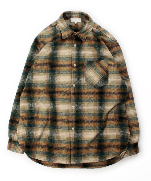 Universal Style Wear（ユニバーサルスタイルウェア）の「Universal Style Wear プレイドシャツ（シャツ/ブラウス・メンズ・グリーン系/サックスブルー系/ブラウン系その他/イエロー系・MEDIUM/LARGE/X-LARGE）」の22枚目の写真