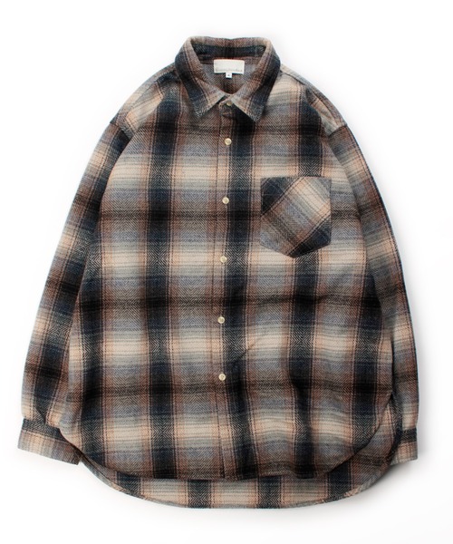 Universal Style Wear（ユニバーサルスタイルウェア）の「Universal Style Wear プレイドシャツ（シャツ/ブラウス・メンズ・グリーン系/サックスブルー系/ブラウン系その他/イエロー系・MEDIUM/LARGE/X-LARGE）」の21枚目の写真