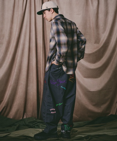 Universal Style Wear（ユニバーサルスタイルウェア）の「Universal Style Wear プレイドシャツ（シャツ/ブラウス・メンズ・グリーン系/サックスブルー系/ブラウン系その他/イエロー系・MEDIUM/LARGE/X-LARGE）」の10枚目の写真