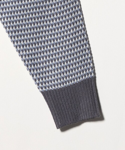 A DAY IN THE LIFE UNITED ARROWS（アデイインザライフユナイテッドアローズ）の「マルチカラー ジャガードニット ‐ウォッシャブル‐＜A DAY IN THE LIFE＞（ニット/セーター・レディース・ライトブルー/ネイビー/オレンジ・FREE）」の10枚目の写真
