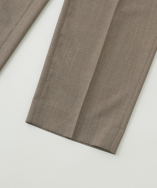 Kaptain Sunshine(キャプテン サンシャイン)の「KAPTAIN SUNSHINE /キャプテンサンシャイン Shoecut Slacks(スラックス・メンズ・キャメル・4/3)」の4枚目の写真