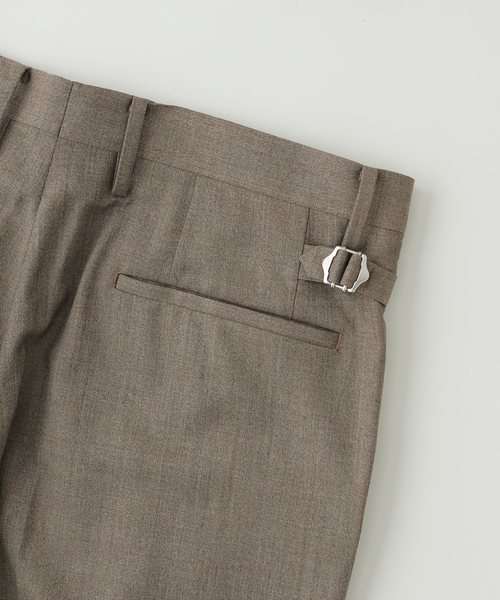 Kaptain Sunshine(キャプテン サンシャイン)の「KAPTAIN SUNSHINE /キャプテンサンシャイン Shoecut Slacks(スラックス・メンズ・キャメル・4/3)」の5枚目の写真