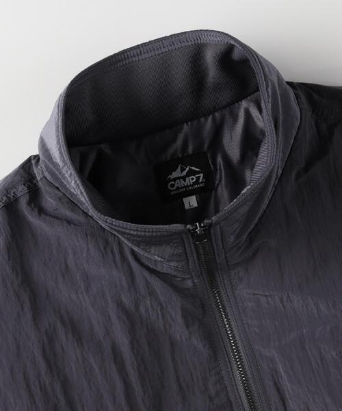 CAMP7(キャンプセブン)の「CAMP7(キャンプ7)【メンズ】ワッシャーナイロンスタンドネックブルゾン(ブルゾン・メンズ・ブラック/グレー・L/XL/M)」の19枚目の写真