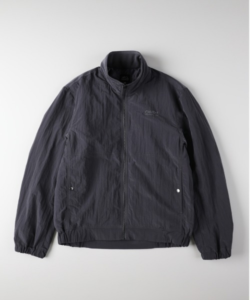 CAMP7（キャンプセブン）の「【CAMP7】ワッシャーナイロンスタンドネックブルゾン（ゆったり/シルエット/カジュアル/個性）（ブルゾン・メンズ・ブラック/グレー・L/XL/M）」の2枚目の写真