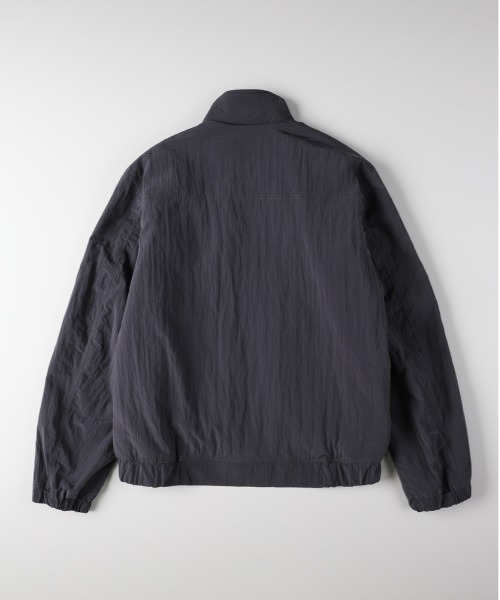 CAMP7（キャンプセブン）の「【CAMP7】ワッシャーナイロンスタンドネックブルゾン（ゆったり/シルエット/カジュアル/個性）（ブルゾン・メンズ・ブラック/グレー・L/XL/M）」の3枚目の写真