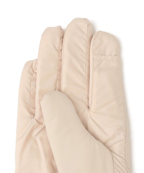 Casselini（キャセリーニ）の「casselini: ハート キルト グローブ（手袋・レディース・ナチュラル/ブラック・ONE SIZE）」の5枚目の写真