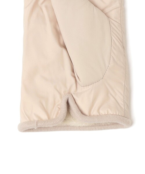 Casselini（キャセリーニ）の「casselini: ハート キルト グローブ（手袋・レディース・ナチュラル/ブラック・ONE SIZE）」の6枚目の写真