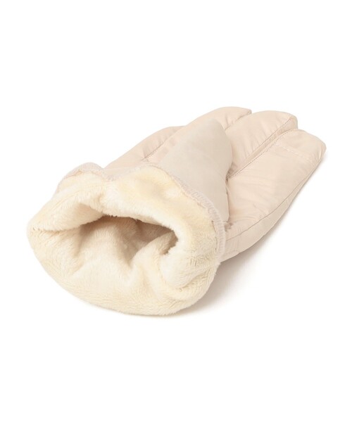 Casselini（キャセリーニ）の「casselini: ハート キルト グローブ（手袋・レディース・ナチュラル/ブラック・ONE SIZE）」の7枚目の写真