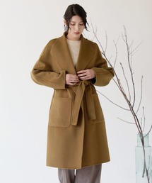 クルニ　20AW　アシンメトリーウールチェスターコート　キャメル CULLNI CHESTER COAT (CAMEL)の商品ページ - K's Clothing