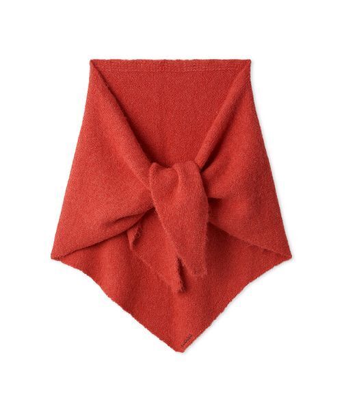 Mila Owen（ミラオーウェン）の「トライアングルストール（ストール/ショール・レディース・ミント/モカ/レッド・F）」の3枚目の写真