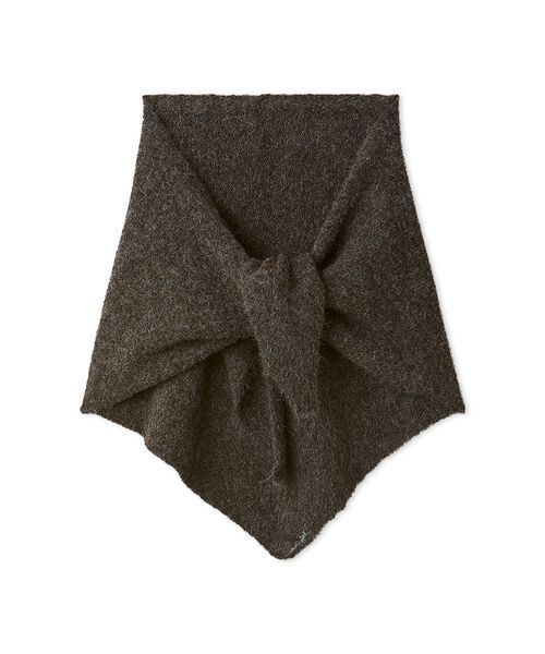 Mila Owen（ミラオーウェン）の「トライアングルストール（ストール/ショール・レディース・ミント/モカ/レッド・F）」の2枚目の写真