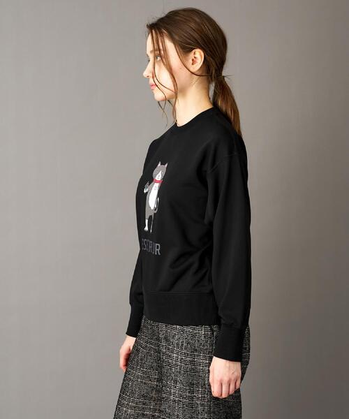 DRESSTERIOR(ドレステリア)の「【ECルクア別注】キャット裏毛スウェット(スウェット・レディース・ホワイト/チャコールグレー/ブラック・34/36/38)」の6枚目の写真