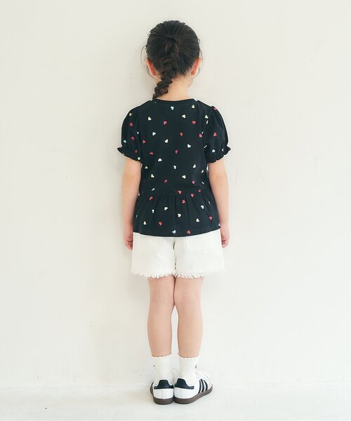 apres les cours(アプレレクール)の「【26年夏】ペプラムパフトップス/7days Style(Tシャツ/カットソー・キッズ・その他2/チェック/ピンク/ブラック/アイボリー/ブルー・90/80/100/110/120/130/140)」の11枚目の写真