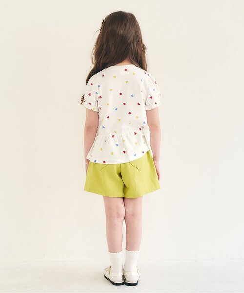 apres les cours(アプレレクール)の「【26年夏】ペプラムパフトップス/7days Style(Tシャツ/カットソー・キッズ・その他2/チェック/ピンク/ブラック/アイボリー/ブルー・90/80/100/110/120/130/140)」の13枚目の写真