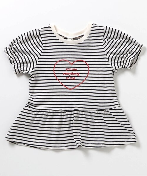 apres les cours(アプレレクール)の「【26年夏】ペプラムパフトップス/7days Style(Tシャツ/カットソー・キッズ・その他2/チェック/ピンク/ブラック/アイボリー/ブルー・90/80/100/110/120/130/140)」の19枚目の写真