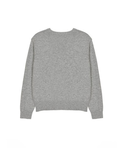 NICK&NICOLE(ニックアンドニコール)の「CASHMERE BUTTERFLY BOLD STAR PULLOVER_LIGHT GRAY(ニット/セーター・レディース・その他・FREE)」の6枚目の写真