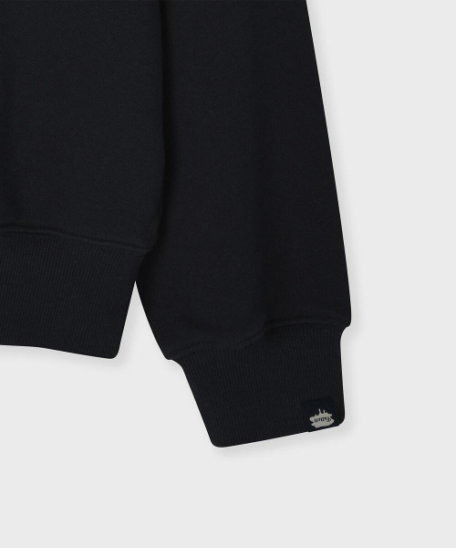 チェックストーリーロゴマンツーマンネイビー（スウェット）｜Fallett