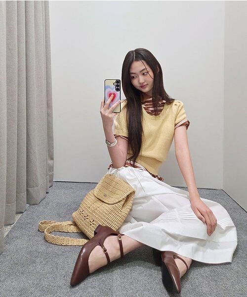 TTUDEMENT(トュードメント)の「PINTUCK FLARE SKIRT IVORY(スカート・レディース・その他・SMALL/MEDIUM)」の3枚目の写真